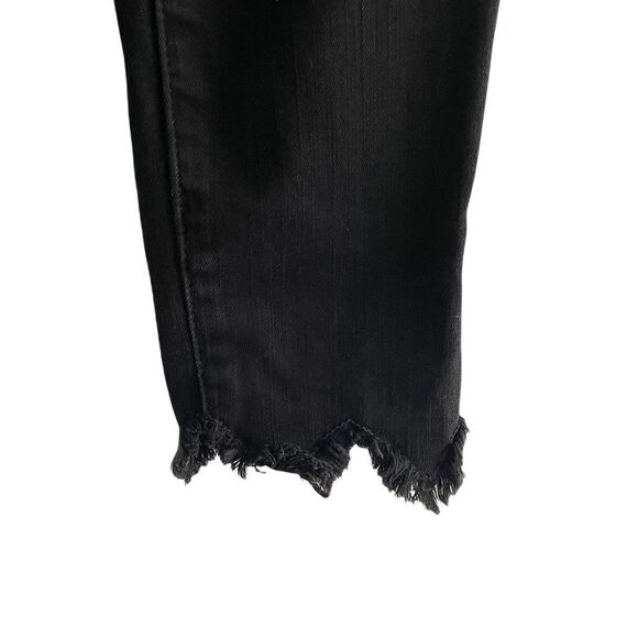 Frame Le High Ankle Skinny Jeans Black 27 - Picture 6 of 11